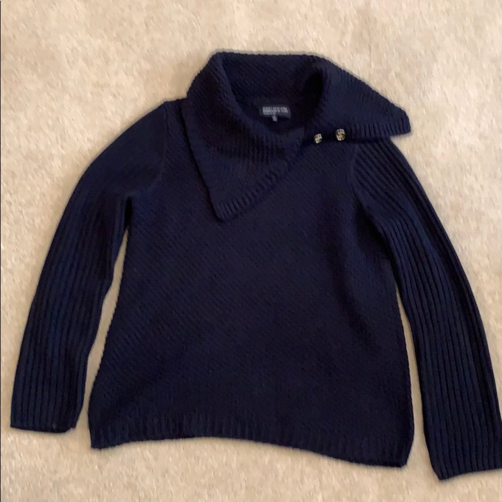 Navy pullover sweater